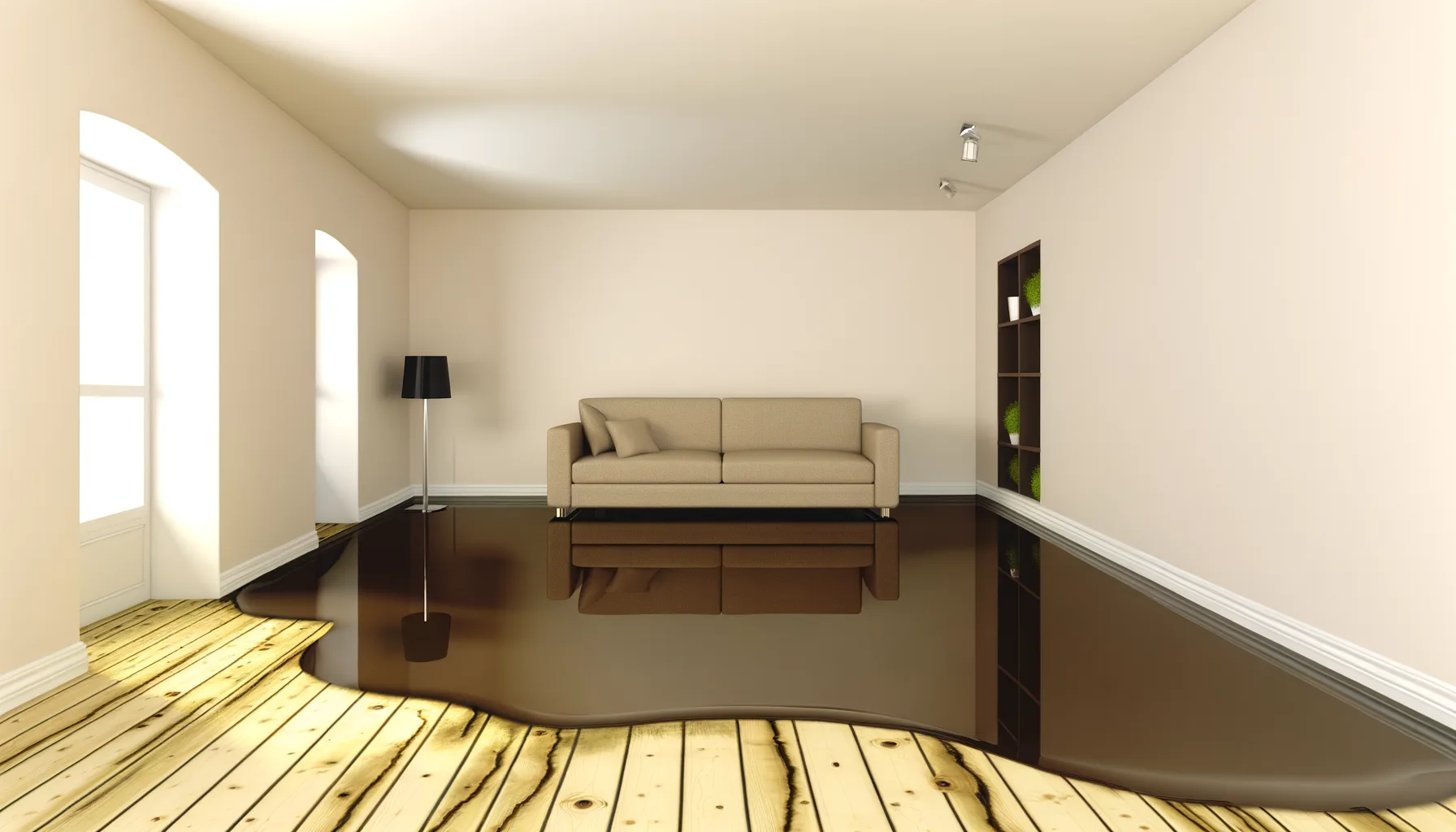 Kitchen Water Damage